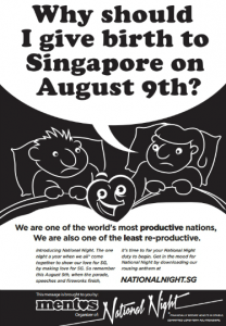 Singapore "National Night" ad, Mentos, 2012.