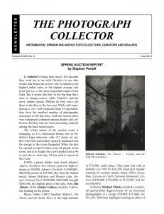 The Photograph Collector, June 2012, cover