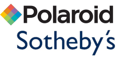 Polaroid logo and Sotheby's logo