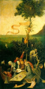 "The Ship of Fools," c. 1490-1500, by Hieronymus Bosch.