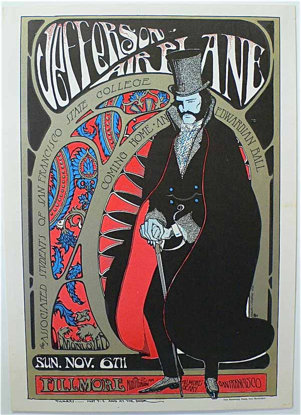 Fillmore Auditorium Edwardian Ball poster