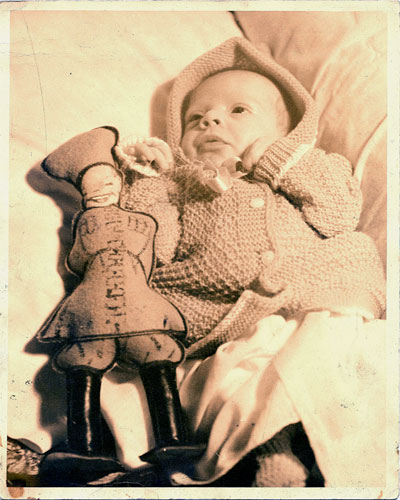 Allan Coleman in "Red Diaper Baby" phase, Xmas 1943