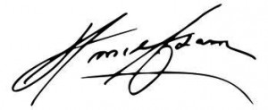 Ansel Adams's signature