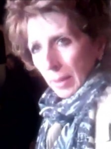 Linda Katehi, UC Davis Chancellor, still from "Walk of Shame" video, 11-20-11.