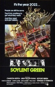 "Soylent Green," movie poster, 1973.