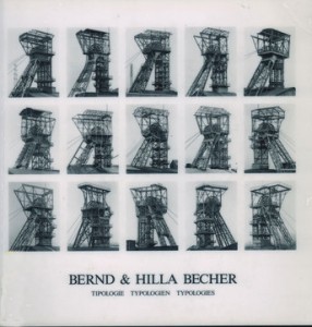 Bernd & Hilla Becher, "Tipologie Typologien Typologies," 1990, cover.