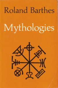 Roland Barthes, "Mythologies" (1957), cover