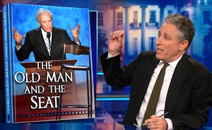 Jon Stewart, The Daily Show, screenshot, September 1, 2012.