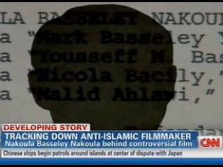 CNN report on anti-Islamic filmmaker, 9-14-12, screenshot.