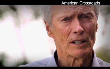 Clint Eastwood "Crossroads" ad, 2012, screenshot.