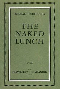 William Burroughs, "Naked_Lunch," first edition (1959), Olympia Press.