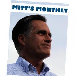 "Mitt's Monthly," imaginary cover, The New Republic, November 2012.