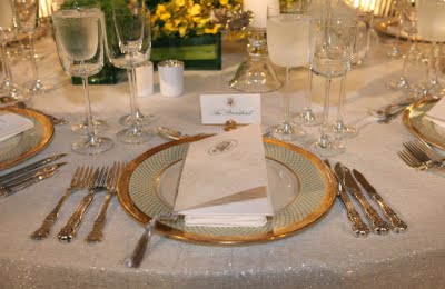 White House place setting