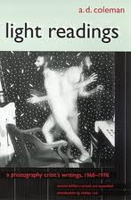 A. D. Coleman, "Light Readings" (1998), cover.