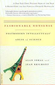 Alan Sokal and Jean Bricmont, "Fashionable Nonsense" (1998), cover.