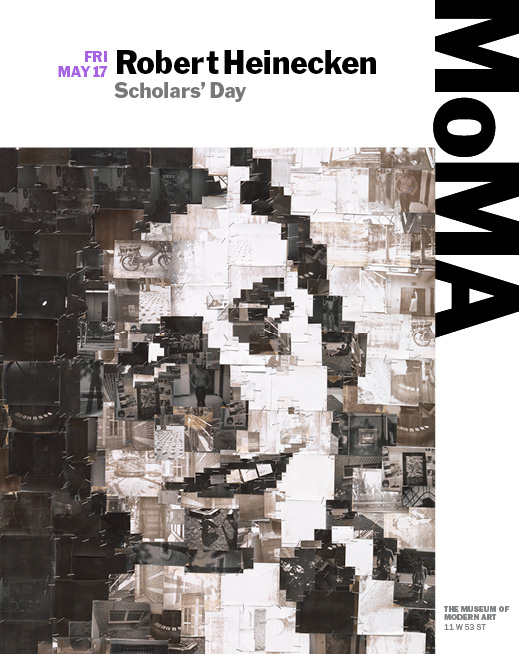 Museum of Modern Art, Robert Heinecken Scholar's Day, May 17, 2013, invitation.