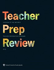 NCTQ Teacher Prep Review 2013, cover.