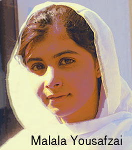 Malala Yousafzai, courtesy Creative Commons.