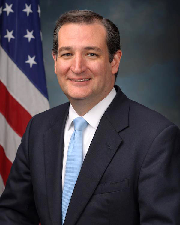 Sen. Ted Cruz (R-TX), official portrait.