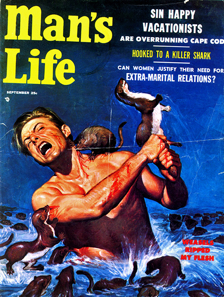 Man's Life, September 1956, cover