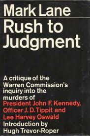 Mark Lane, "Rush to Judgment" (1966), cover