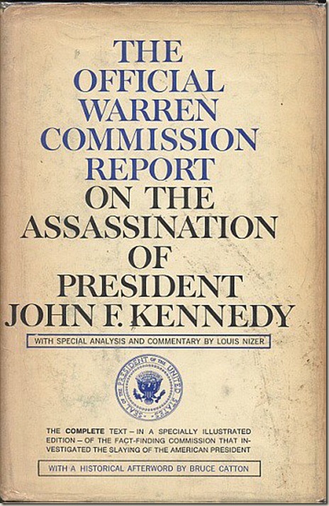 Warren Commission Report (1964), cover