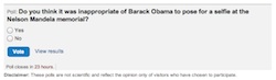 Sydney Morning Herald poll on Obama selfie, screenshot, 2013-12-10 at 4.13.34 PM