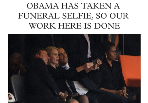 Selfies at Funerals, screenshot, 12-10-13