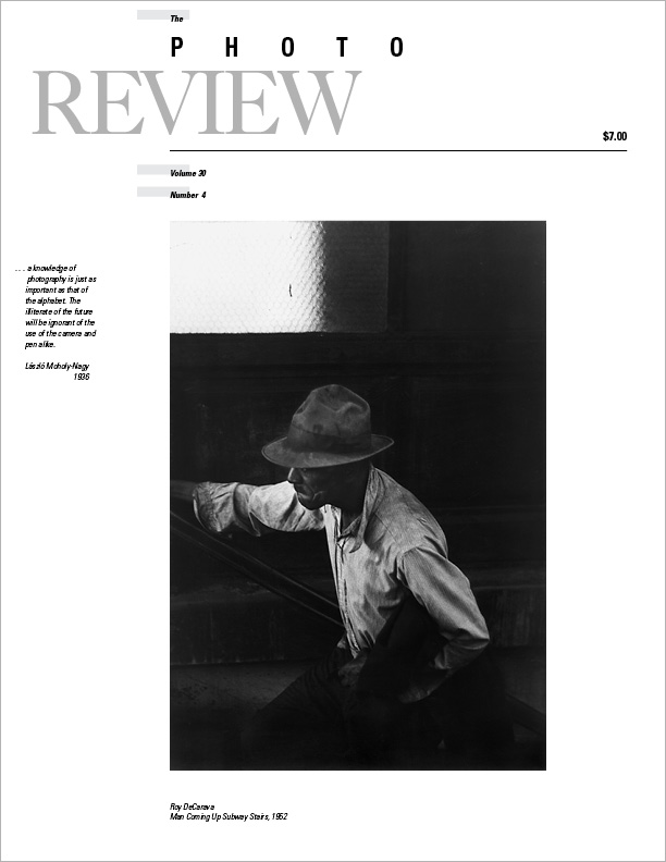 Photo Review, vol. 30, no. 4 (December 2013), cover