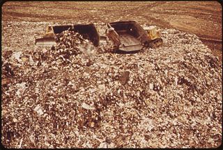 Landfill at Fresh Kills, Staten Island (just opposite Carteret, NJ), 1973. Photograph by Chester Higgins, Jr. Courtesy Environmental Protection Agency.