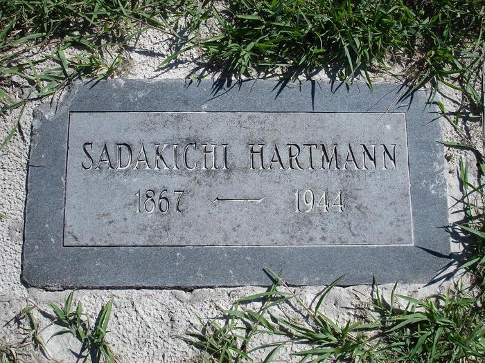 Sadakichi Hartmann's headstone, St. Petersburg, FL