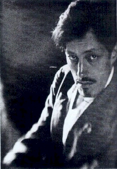 Charles Fournier, portrait of Sadakichi Hartmann (1917)