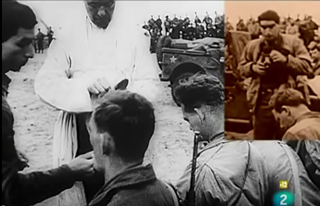 Robert Capa, Normandy, June 8, 1944, screenshot from Patrick Jeudy's film