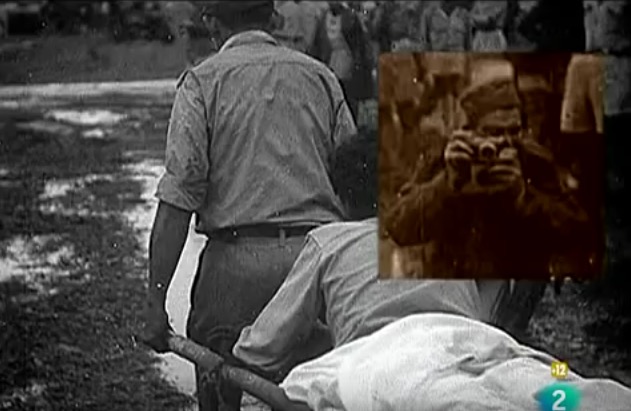 Robert Capa, Vietnam, May 1954 (a), screenshot from Patrick Jeudy's film