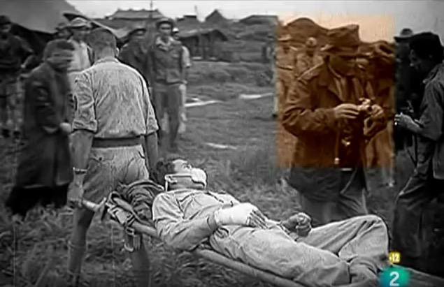 Robert Capa, Vietnam, May 1954 (a), screenshot from Patrick Jeudy's film