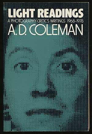 A. D. Coleman, Light Readings (1979), cover