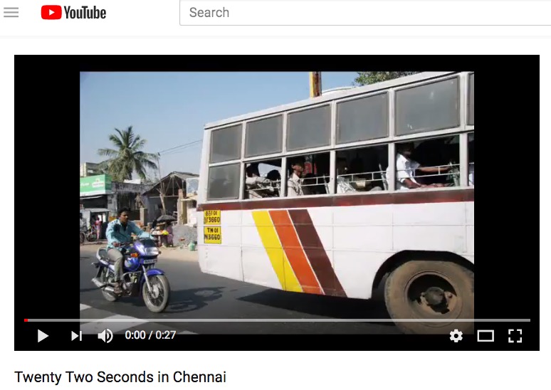 Frank Cost, "Twenty Two Seconds in Chennai" (2006), screenshot