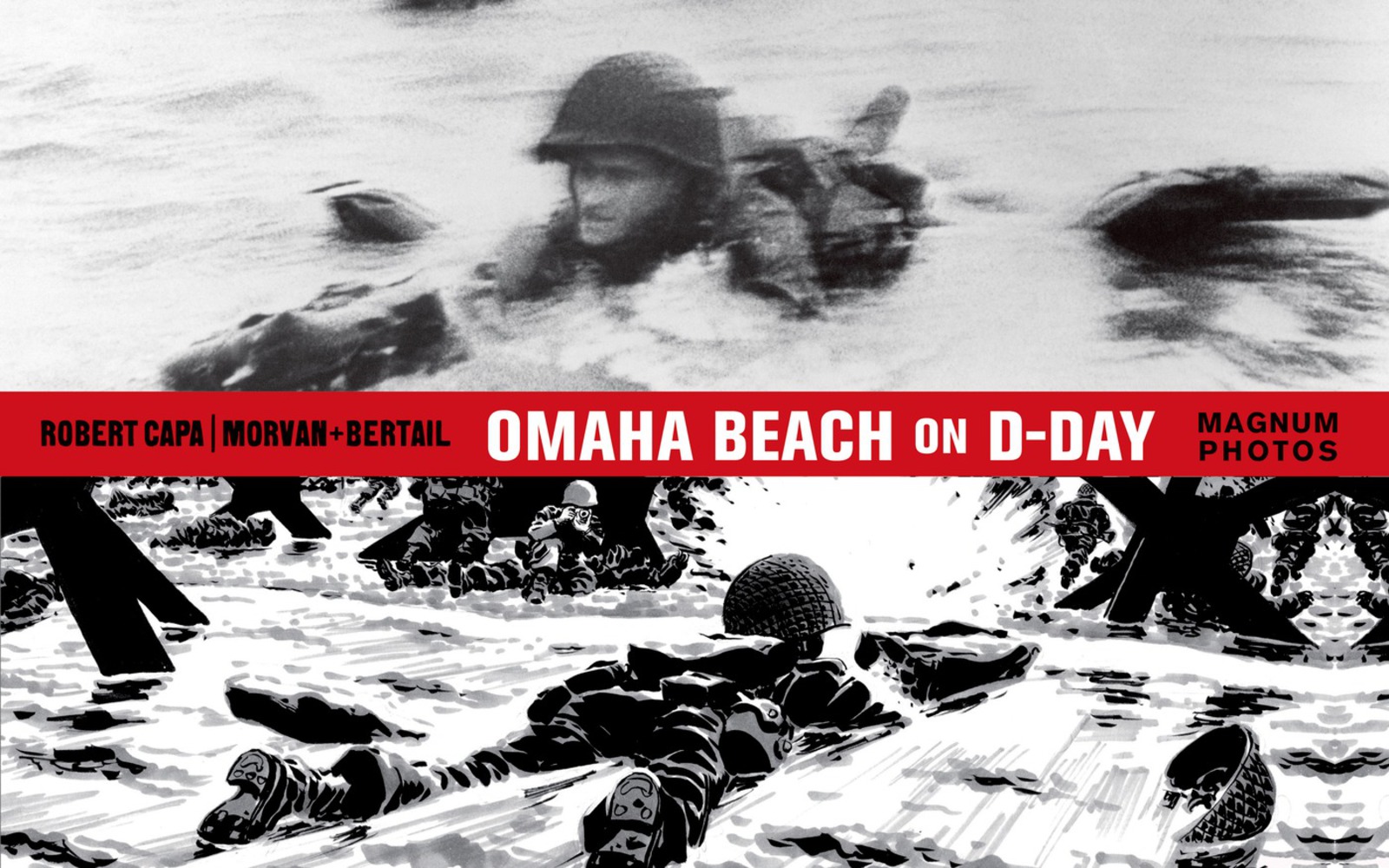 Jean-David Morvan and Séverine Tréfouël, "Omaha Beach on D-Day" (2015), cover