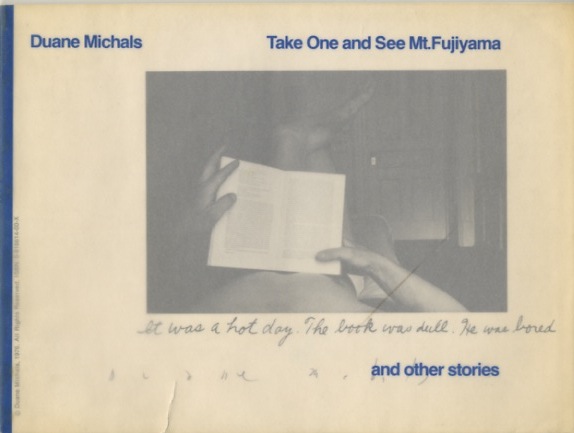 Duane Michals, "Take One and See Mount Fujiyama" (1976), cover