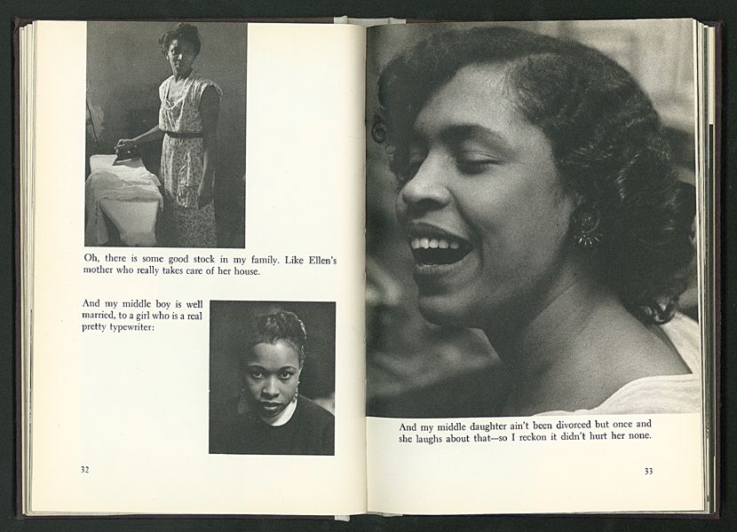 Roy DeCarava and Langston Hughes, The Sweet Flypaper of Life (1955), inside spread