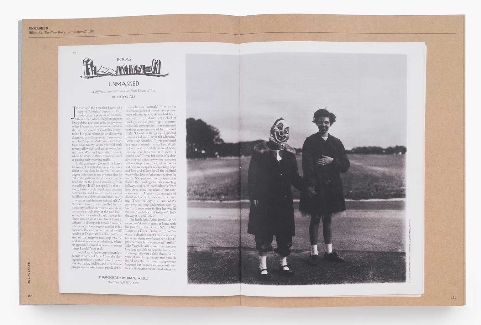 Diane Arbus: Documents (2022), spread 4