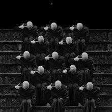 Misha Gordin, Crowd #24, 1990