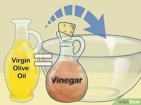 Olive oil and vinegar