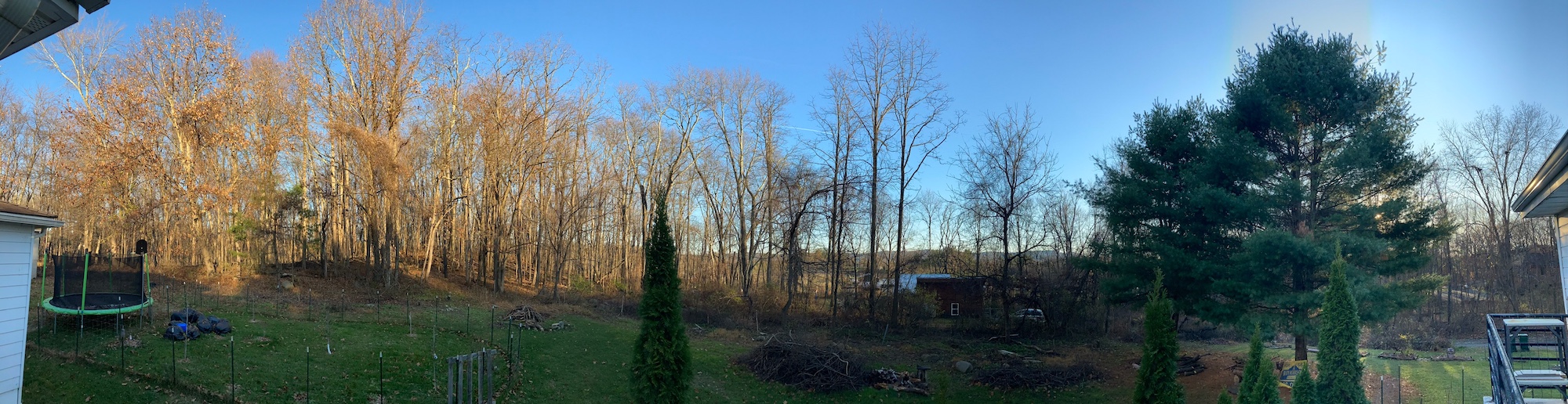 View south, Stone Ridge house, 11-14-22