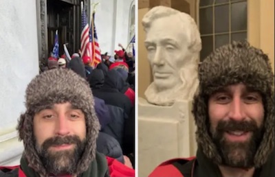 Convicted felon Matthew Mazzocco_, U.S. Capitol, Jan 6, 2021, selfies