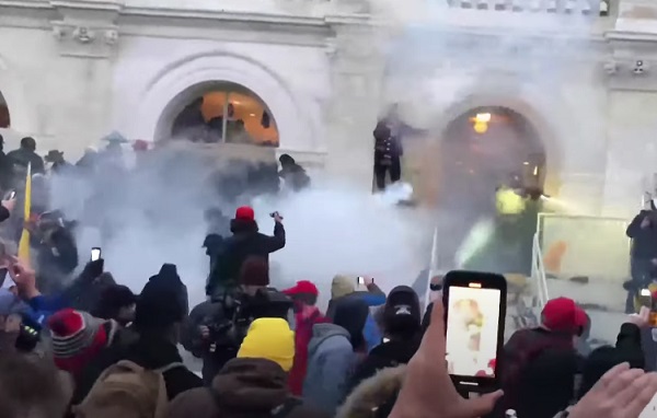 "Day of Rage," I.S. Capitol riot, Jan. 6, 2021, video screenshot