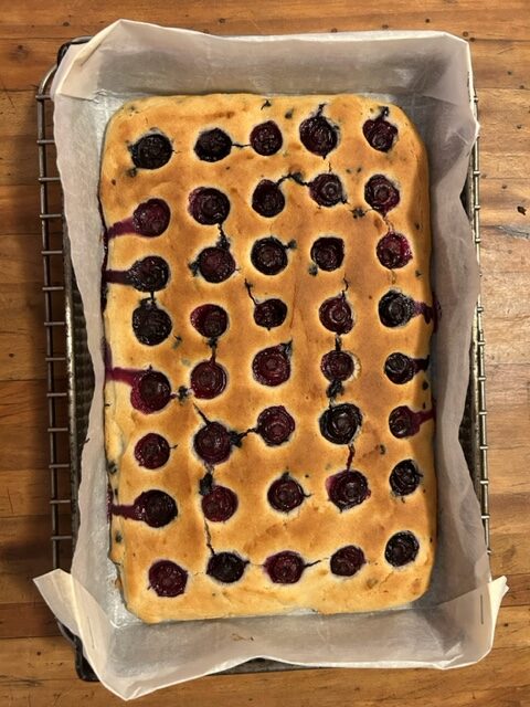 Anna's blueberry cornbread