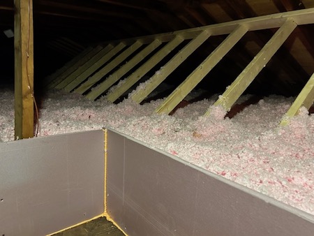 21 Lamberti Lane, attic insulation