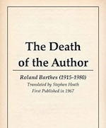 Roland Barthes, The Death of the Author (1967), cover