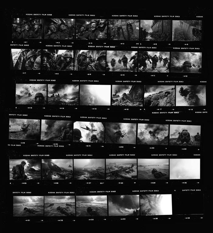 Phillip Toledano We Are at War (2024), contact sheet